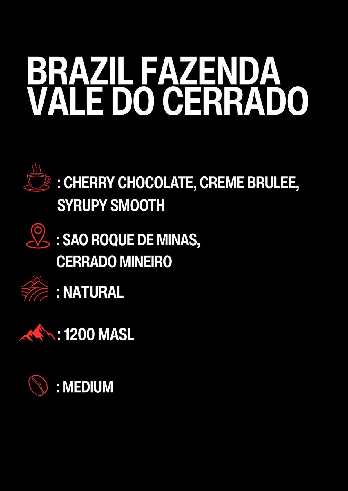 Brazil - Fazenda Vale Do Cerrado